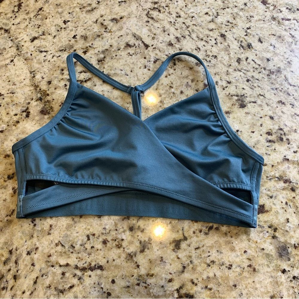 PINK Victoria’s Secret Sport Lightly Lined Sports Bra Blue Size Medium - Picture 3 of 9